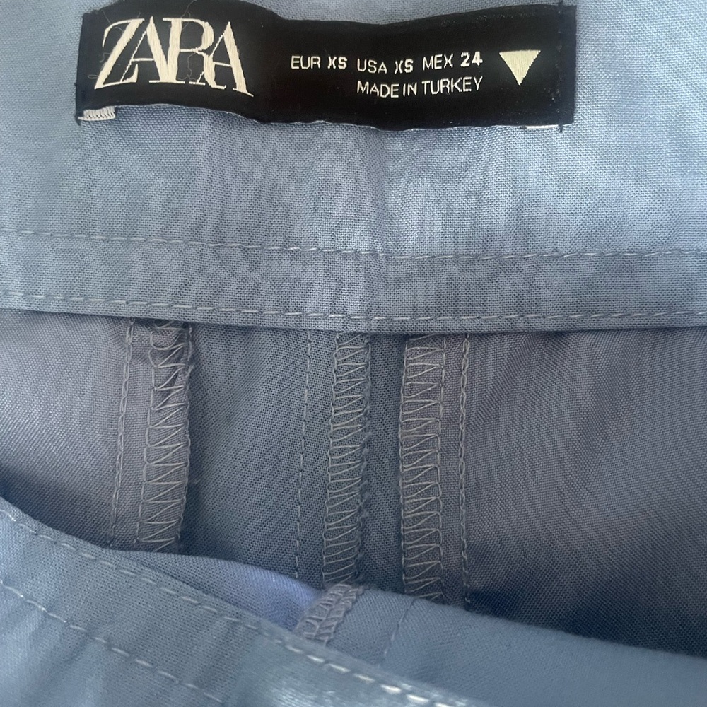 Zara Sky Blue Skirt